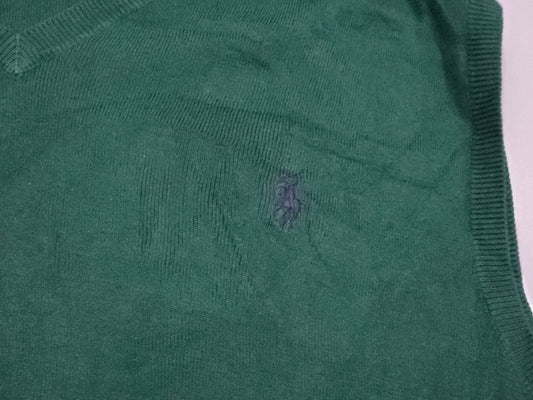 Chaleco Ralph Lauren Grande L Verde Pony Azul