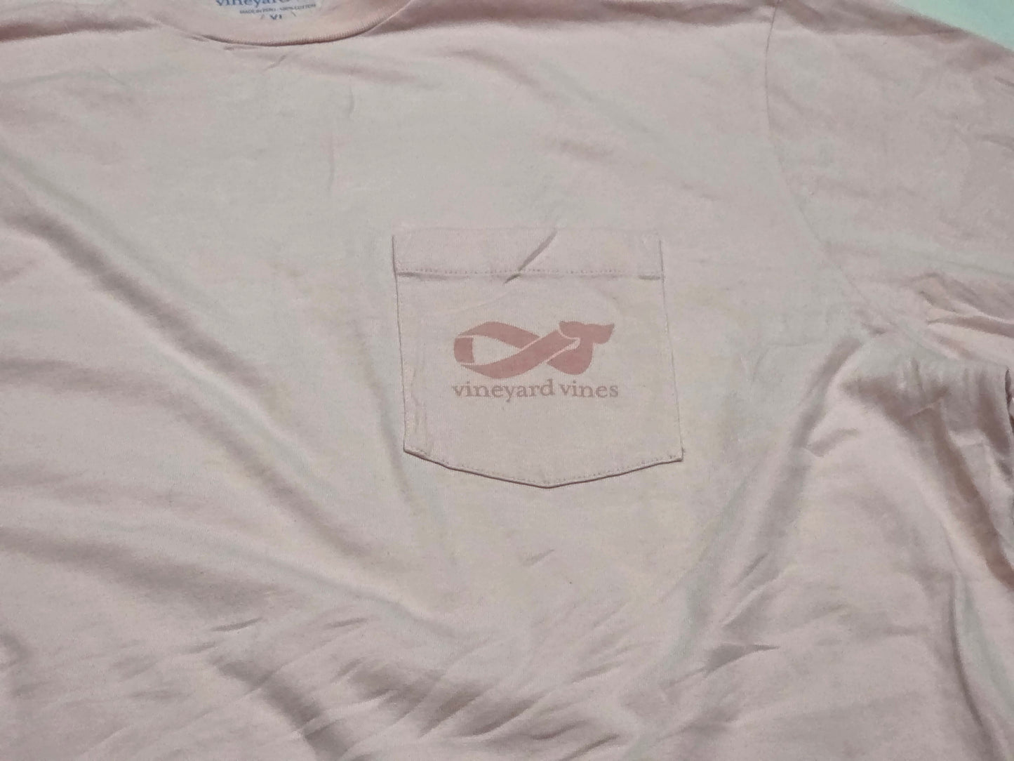 Playera Manga Larga Vineyard Vines Xgrande Xl Rosa