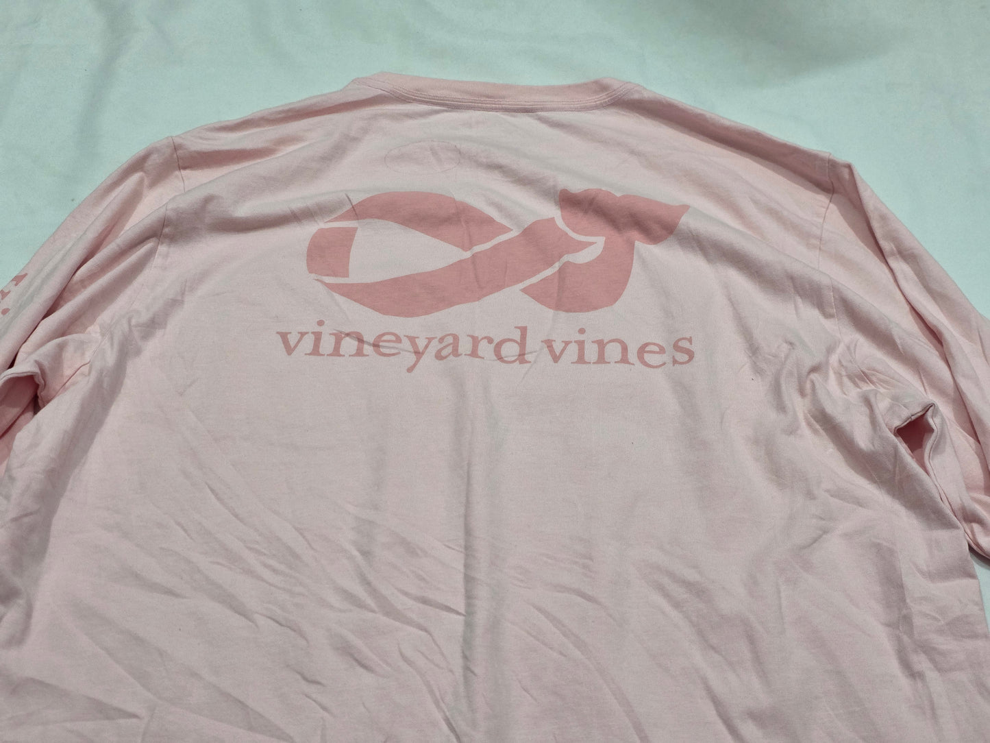 Playera Manga Larga Vineyard Vines Xgrande Xl Rosa