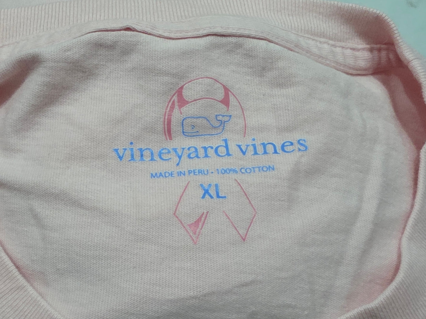 Playera Manga Larga Vineyard Vines Xgrande Xl Rosa