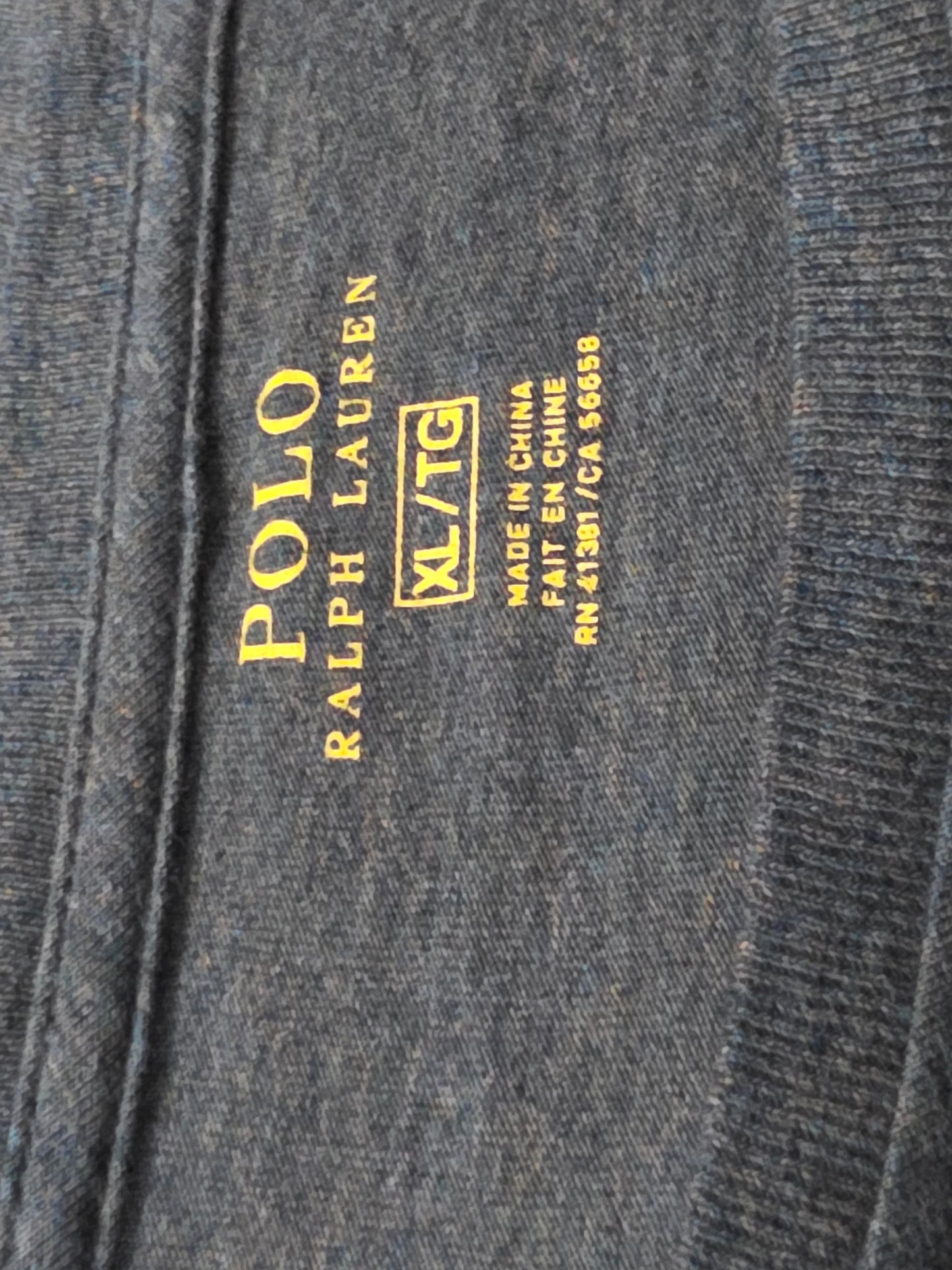 Playera Manga Larga Ralph Lauren Xgrande Verde Pony Naranja