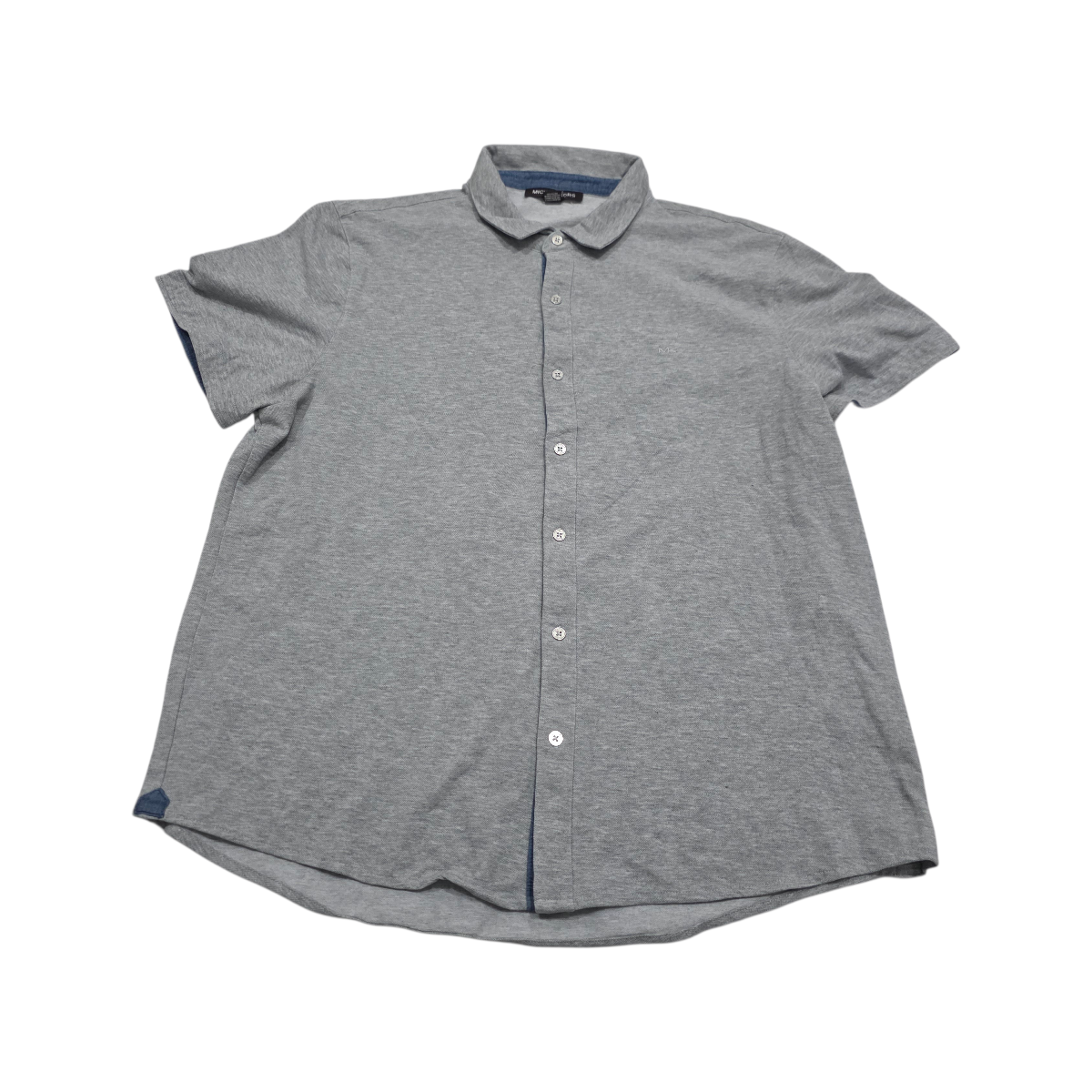 Camisa Manga Corta Michael Kors Xgrande Xl Gris