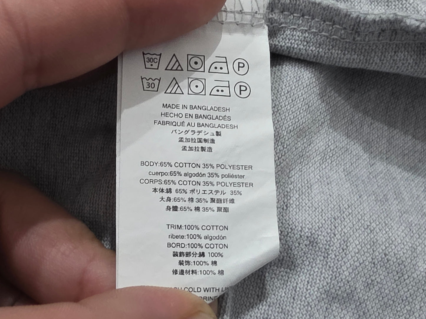 Camisa Manga Corta Michael Kors Xgrande Xl Gris