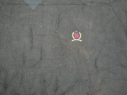 Sueter Tommy Hilfiger Xgrande Verde Cuello Redondo Vintage
