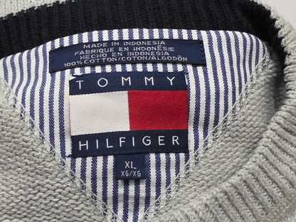 Sueter Tommy Hilfiger Xgrande Xl Gris Vintage