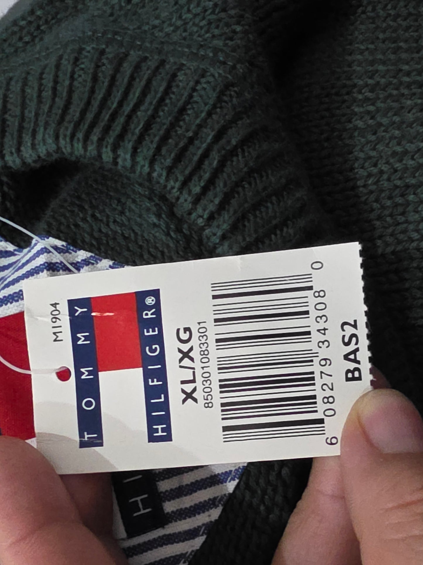 Sueter Tommy Hilfiger Xgrande Xl Verde Vintage