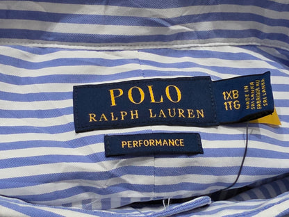 Camisa Ralph Laure Performance 1xbig Azul Lineas