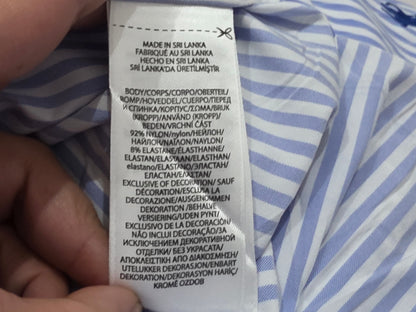 Camisa Ralph Laure Performance 1xbig Azul Lineas