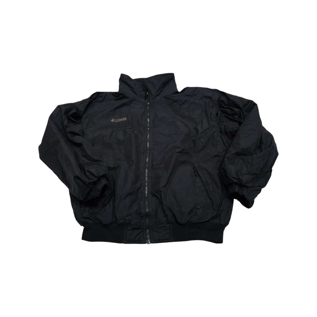 Chamarra Columbia Grande L Negro Resistente Agua