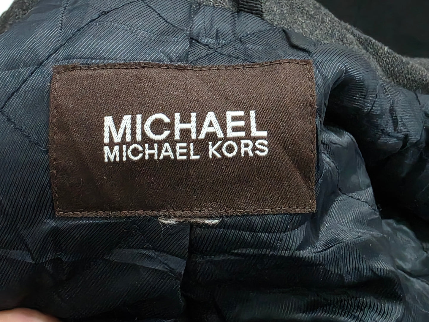 Abrigo Michael Kors 42r Grande L Gris