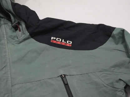 Chamarra Ralph Lauren Sport Xgrande Xl Verde Y Negro