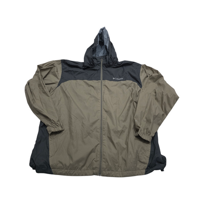 Chamarra Ligera Columbia Resistente Agua Cafe 2xl