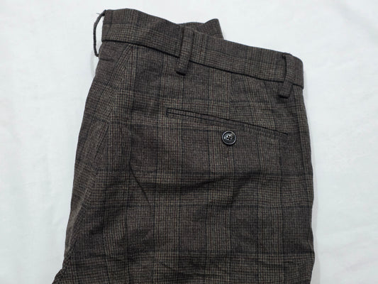 Pantalon De Vestir Tommy Hilfiger 30x32 Cuadro Cafe