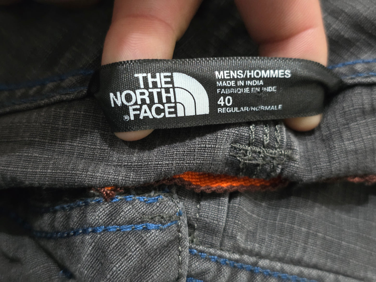 Pantalon The North Face Talla 40 Gris Deslavado