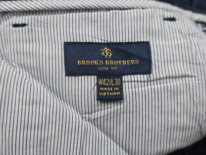 Pantalon Slimfit Pana Brooks Brothers 42x30 Azul