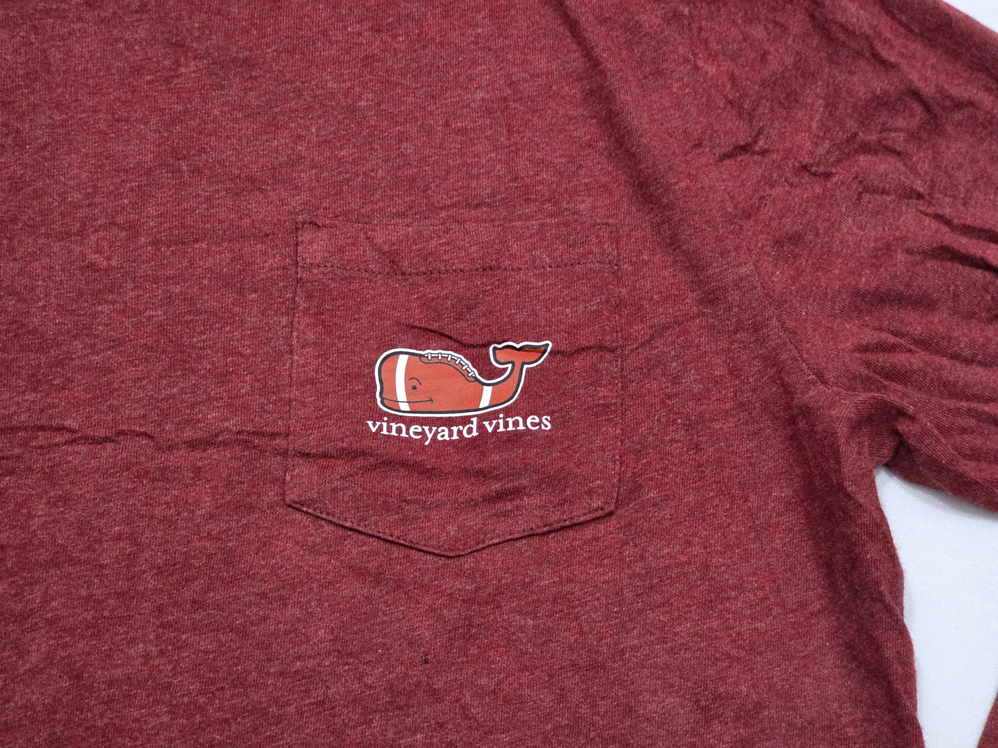 Playera Vineyard Vines Adolescente Xl 18 Vino Manga Larga