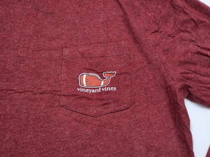 Playera Vineyard Vines Adolescente Xl 18 Vino Manga Larga