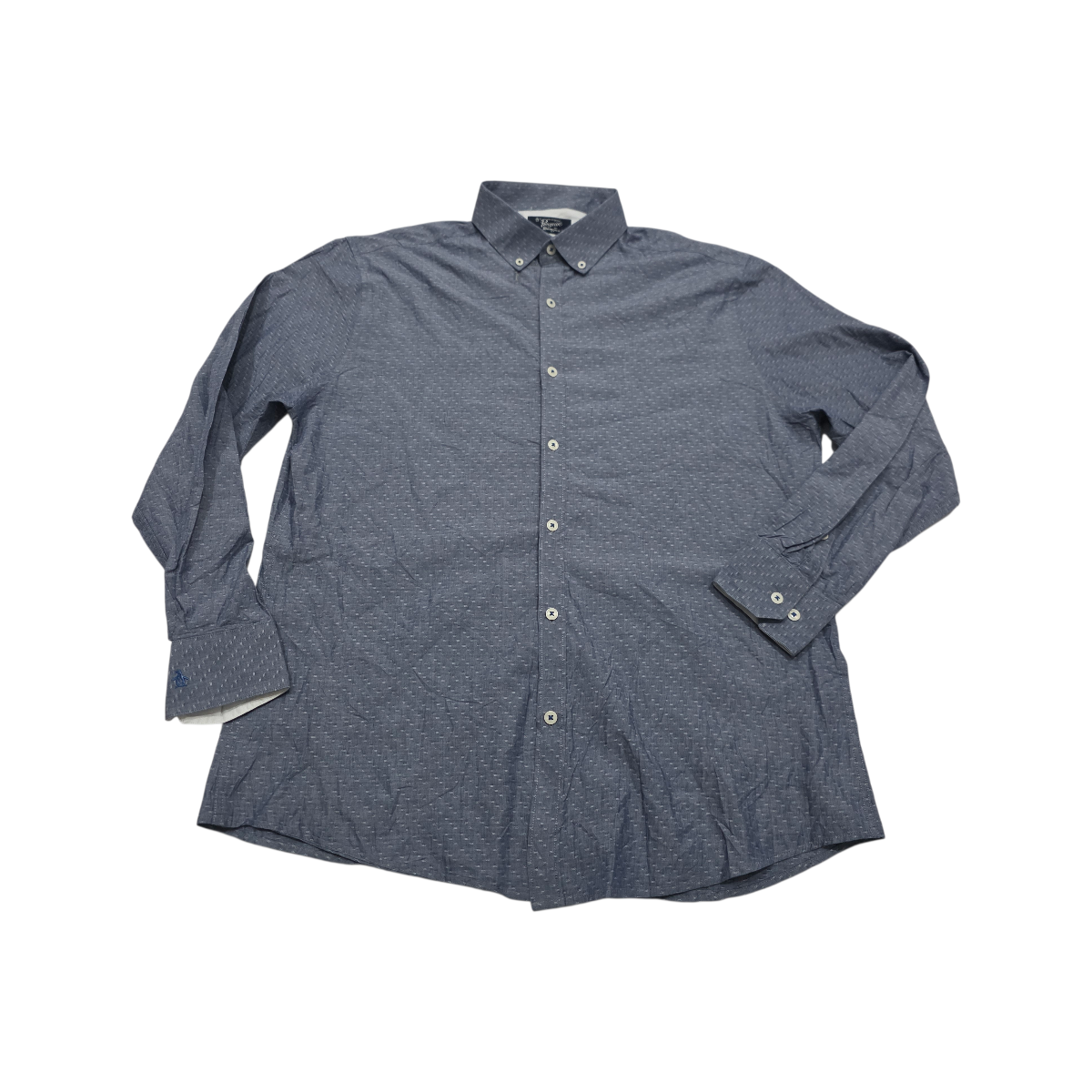 Camisa Slimfit Penguin Mediana 15 1/2 Azul