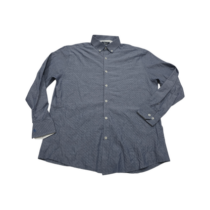 Camisa Slimfit Penguin Mediana 15 1/2 Azul