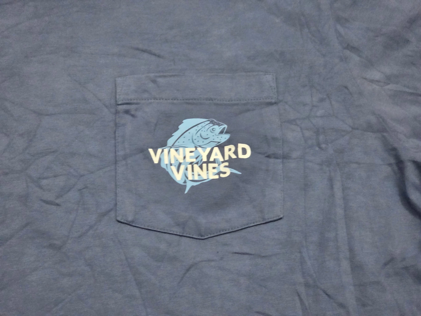 Playera Manga Larga Vineyard Vines Grande L Azul
