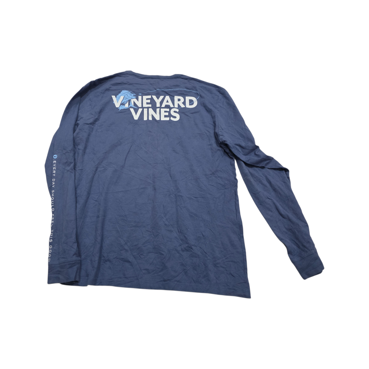 Playera Manga Larga Vineyard Vines Grande L Azul