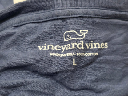 Playera Manga Larga Vineyard Vines Grande L Azul