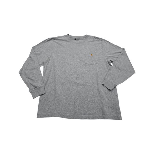 Playera Manga Larga Carhartt Grande L Gris