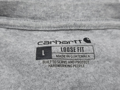 Playera Manga Larga Carhartt Grande L Gris