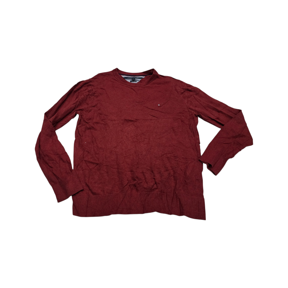 Sueter Tommy Hilfiger Xgrande Xl Vino Cuello V