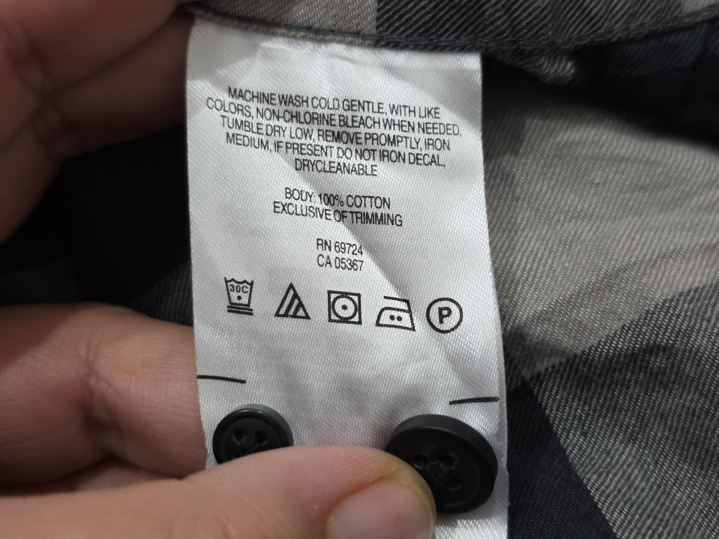 Camisa Columbia Xgrande Xl Cuadro Gris
