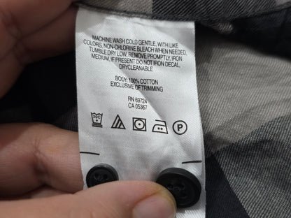 Camisa Columbia Xgrande Xl Cuadro Gris