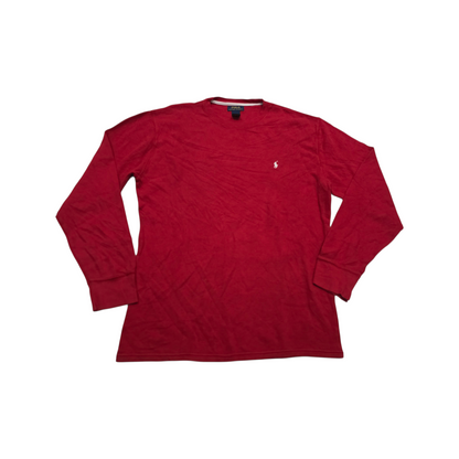 Playera Manga Larga Ralph Lauren Xgrande Xl Rojo