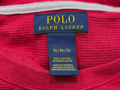 Playera Manga Larga Ralph Lauren Xgrande Xl Rojo