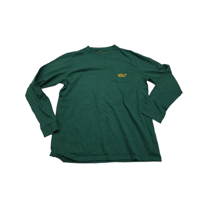 Playera Manga Larga Vineyard Vines Adolescente Xl 18 Verde