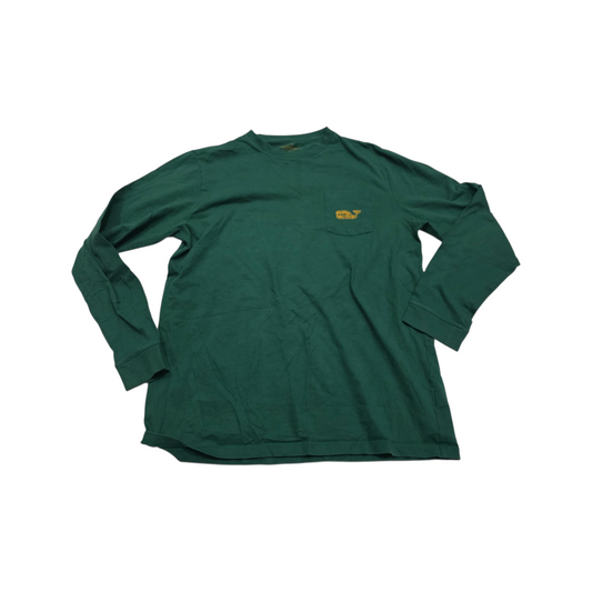 Playera Manga Larga Vineyard Vines Adolescente Xl 18 Verde
