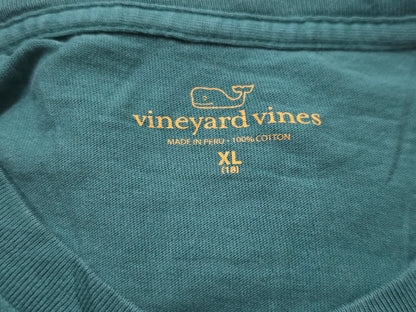 Playera Manga Larga Vineyard Vines Adolescente Xl 18 Verde