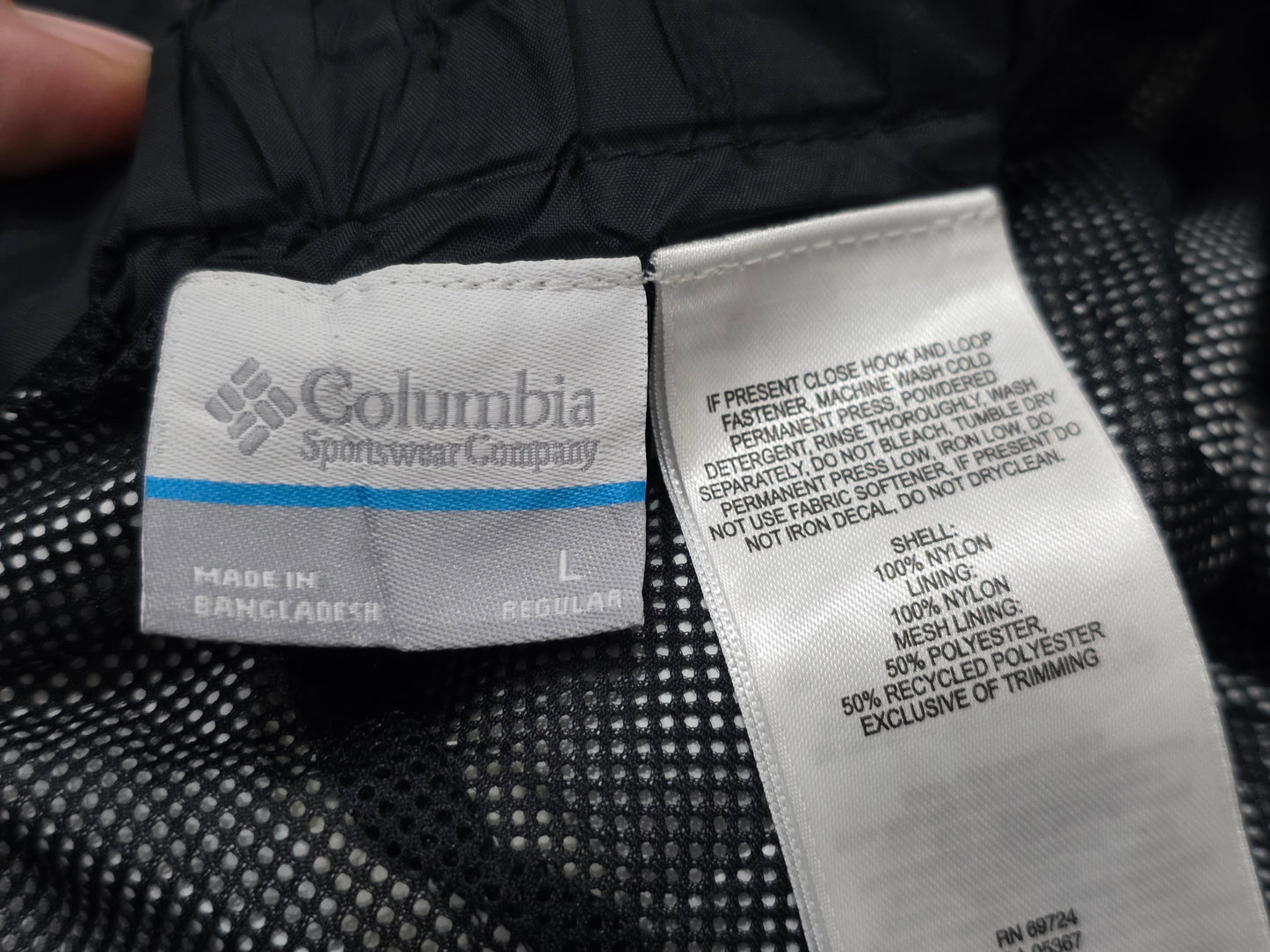 Pantalon Impermeable Columbia Grande L Negro Omni Weather