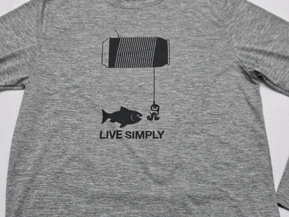 Playera Manga Larga Patagonia Chico S Gris