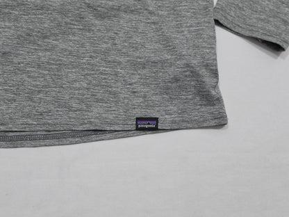 Playera Manga Larga Patagonia Chico S Gris