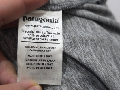 Playera Manga Larga Patagonia Chico S Gris