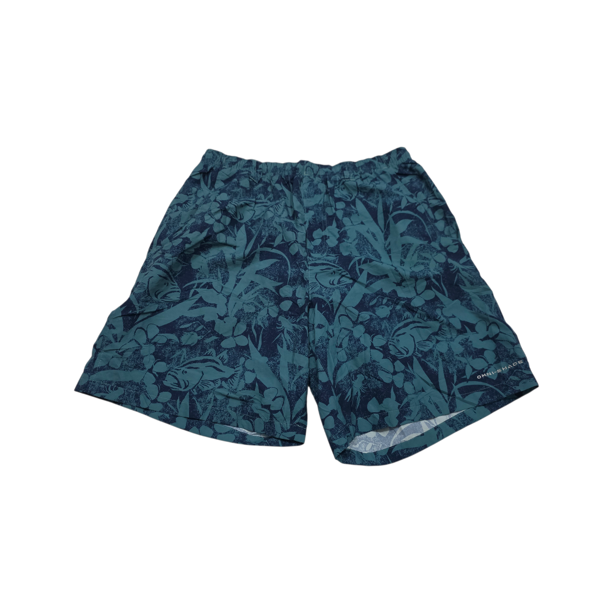 Short Columbia Mediana M Azul Flores