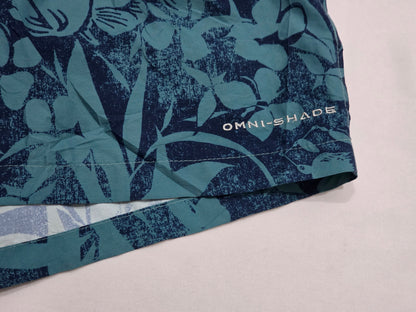 Short Columbia Mediana M Azul Flores