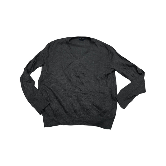 Sueter Ralph Lauren Grande L Algodon Pima Gris Pony Gris