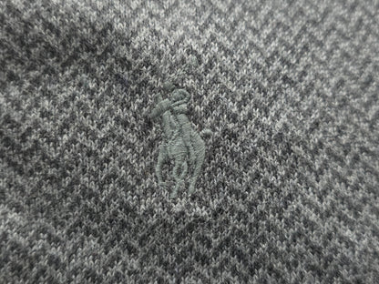 Sueter Ralph Lauren Grande L Algodon Pima Gris Pony Gris