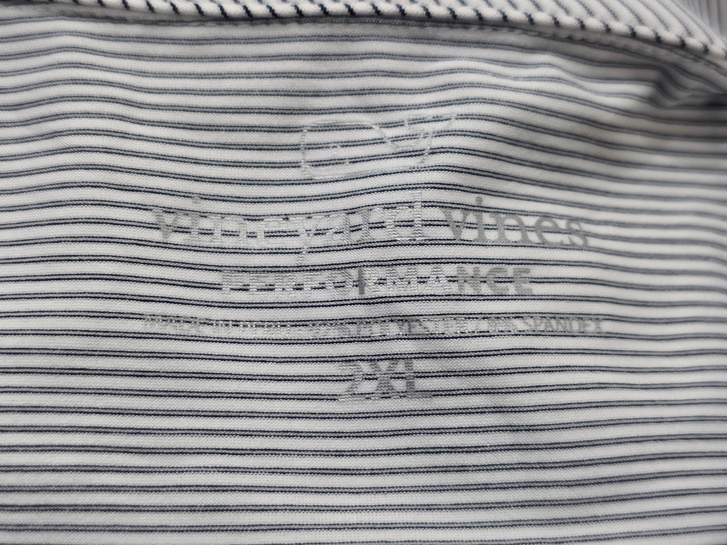 Playera Manga Larga Vineyard Vines Performance 2xl Blanca