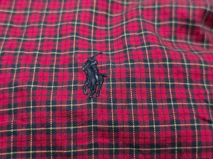 Camisa Ralph Lauren 2xl Cuadro Rojo, Negro Cuadro Y Amarillo