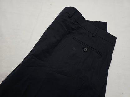 Pantalon Vestir Ralph Lauren 40x30 Recto Lana Azul