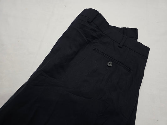 Pantalon Vestir Ralph Lauren 40x30 Recto Lana Azul