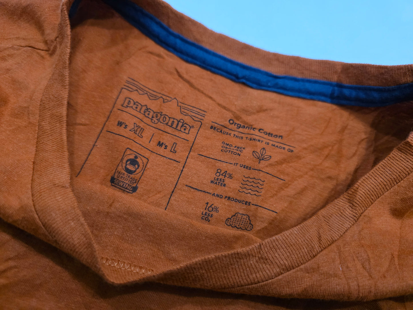 Playera Patagonia Grande L Naranja