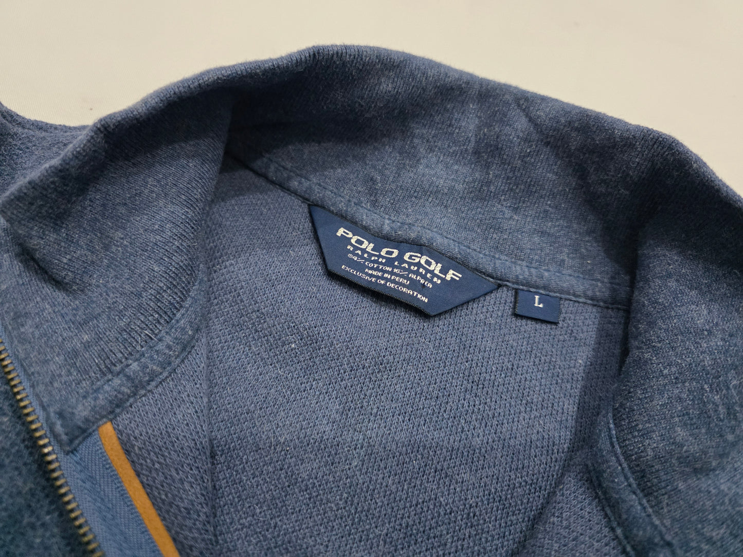 Sueter Polo Golf Ralph Lauren Grande L Azul Pony Azul